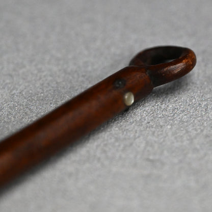 Carved Meiji p. Wood Oni With Kanabo Club, by Meizan