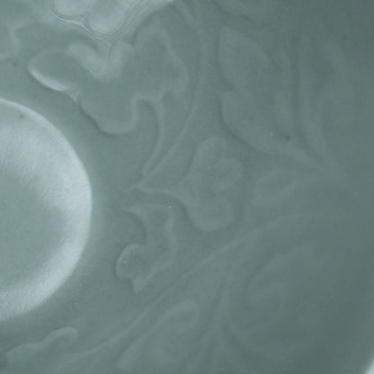Seiji Porcelain Bowl by Imperial Artist ー初代 諏訪 蘇山 "青瓷滓挿製 古盛"