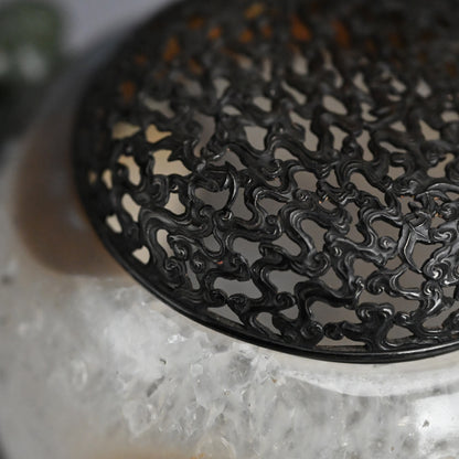 Breath Taking Solid Crystal Koro Incense burner