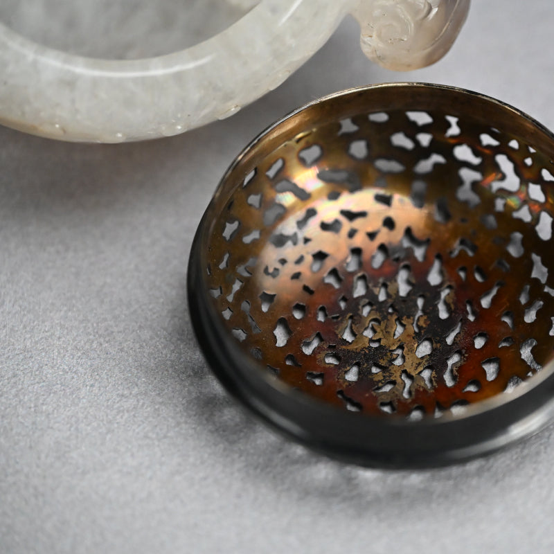 Breath Taking Solid Crystal Koro Incense burner