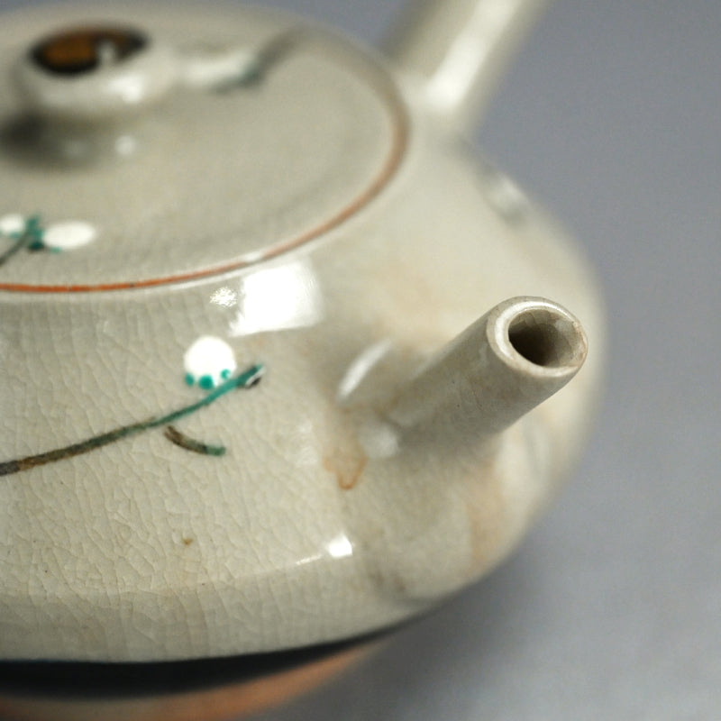 Ninsei Teapot ー宮川 (真葛) 香山 “梅の画急須”