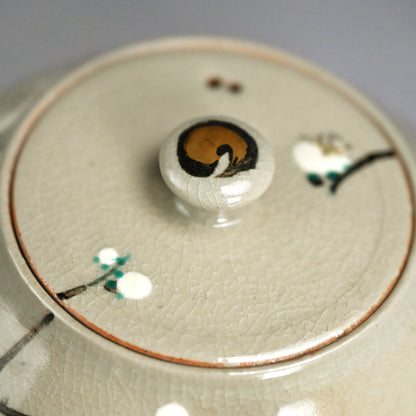 Ninsei Teapot ー宮川 (真葛) 香山 “梅の画急須”