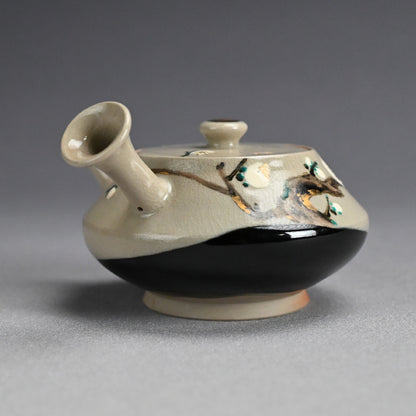 Ninsei Teapot ー宮川 (真葛) 香山 “梅の画急須”