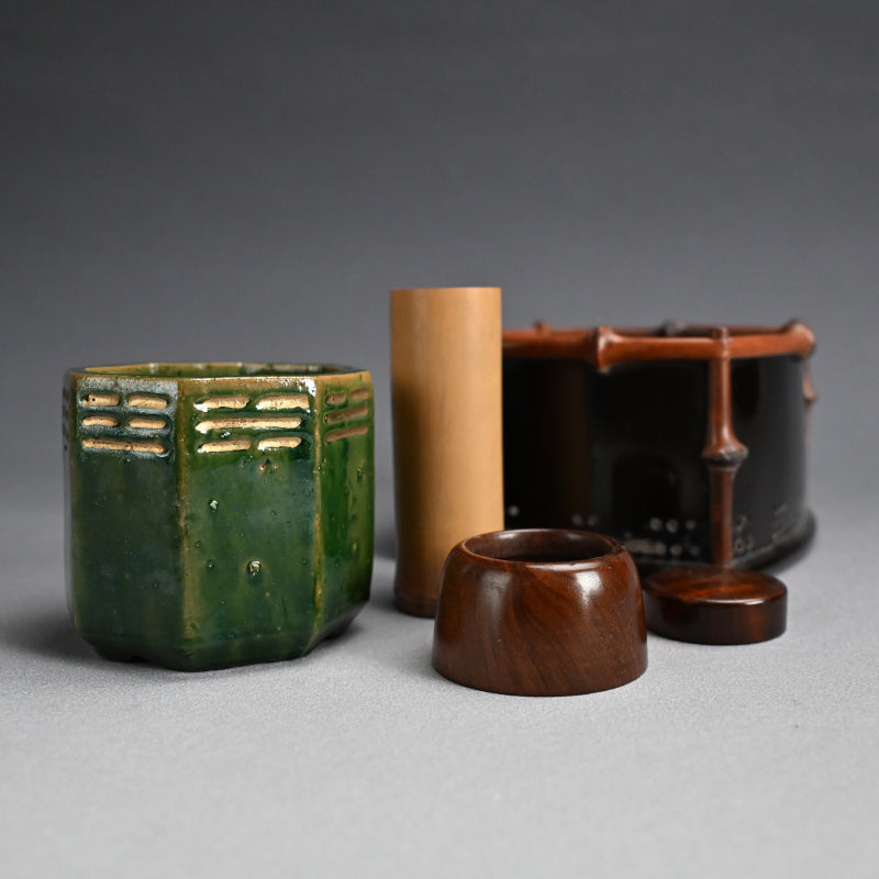 Smoking Set Made of Re-purposed Samuirai Armor