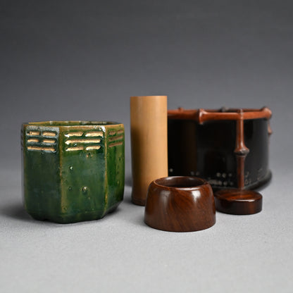 Smoking Set Made of Re-purposed Samuirai Armor