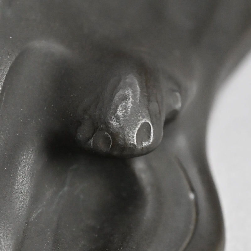 Antique Japanese Bronze Leaping Koi by Tsuda Joyo