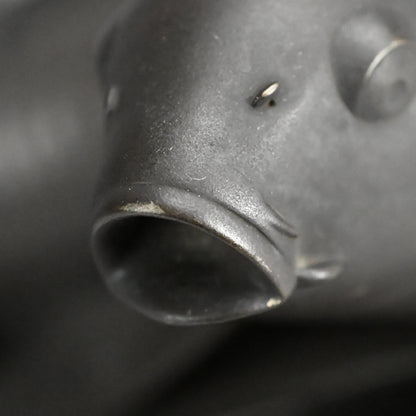 Antique Japanese Bronze Leaping Koi by Tsuda Joyo