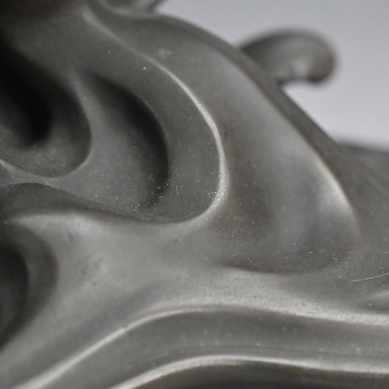 Antique Japanese Bronze Leaping Koi by Tsuda Joyo