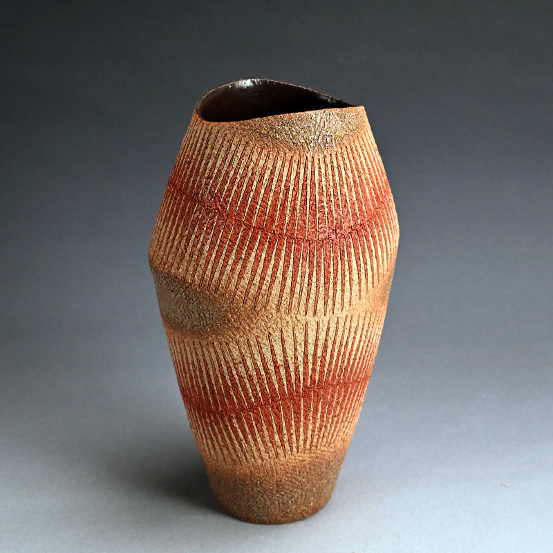 Vase Kyokuza Contemporary Vase, 2026 ー加古 勝己 “棘座”