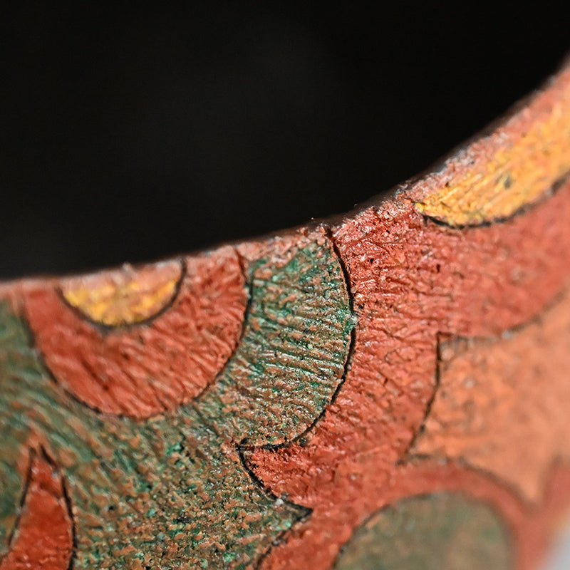 Flame Colored Vase ー加古 勝己 “風刻”