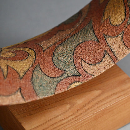 Wind Sculpted Ceramic Ring, 2023 ー加古 勝己 “風刻”