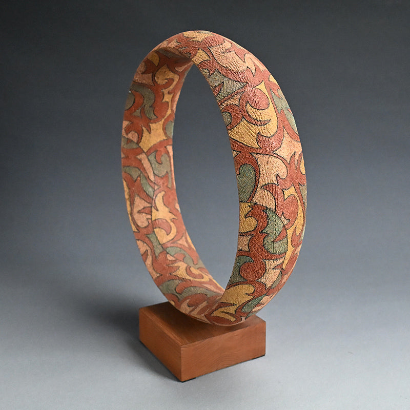 Wind Sculpted Ceramic Ring, 2023 ー加古 勝己 “風刻”