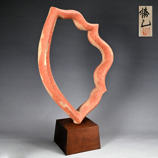 Sculpture, “Wind enclosure” ー加古 勝己 “風郭”