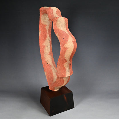 Sculpture, “Wind enclosure” ー加古 勝己 “風郭”