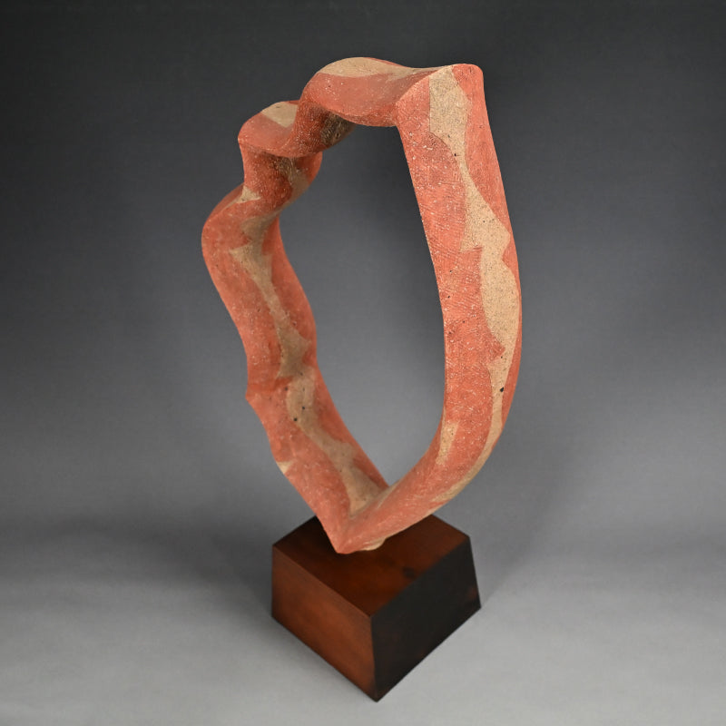Sculpture, “Wind enclosure” ー加古 勝己 “風郭”