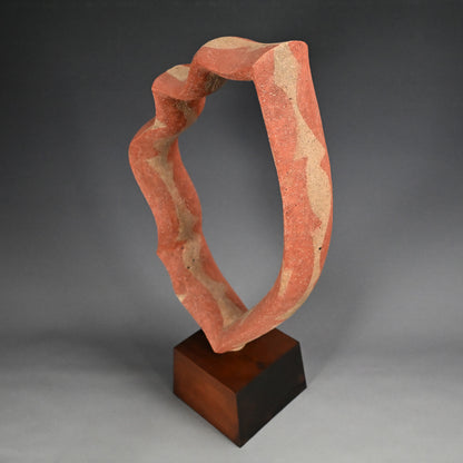 Sculpture, “Wind enclosure” ー加古 勝己 “風郭”