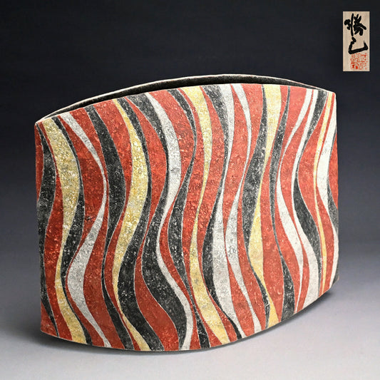 Monumental Colorful Vase ー加古 勝己 “彩陶”