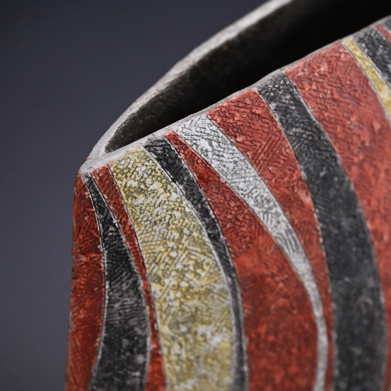 Monumental Colorful Vase ー加古 勝己 “彩陶”