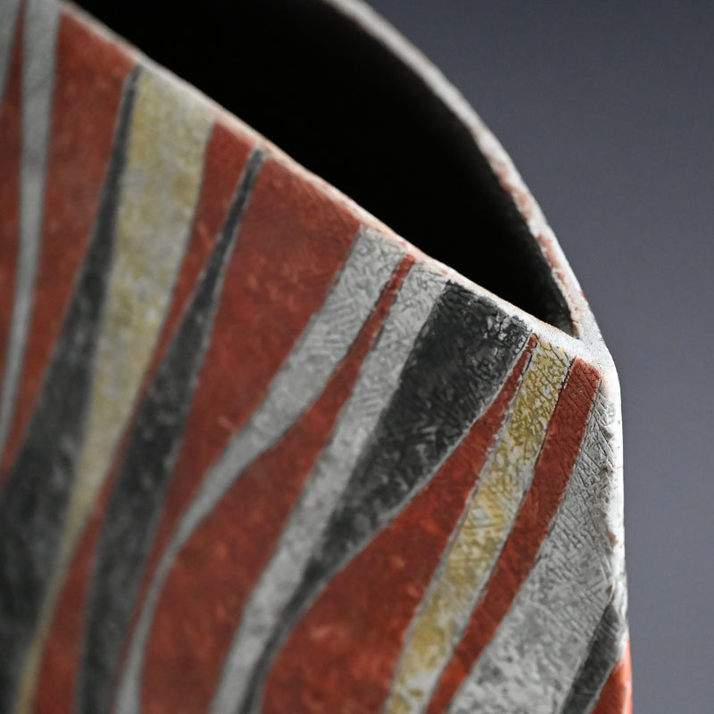 Monumental Colorful Vase ー加古 勝己 “彩陶”