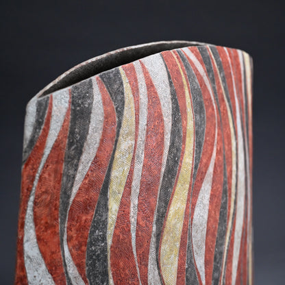Monumental Colorful Vase ー加古 勝己 “彩陶”