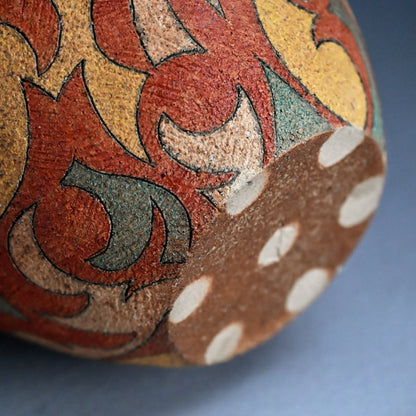 Fukoku Vase w/ Striking Design ー加古 勝己 “風刻”