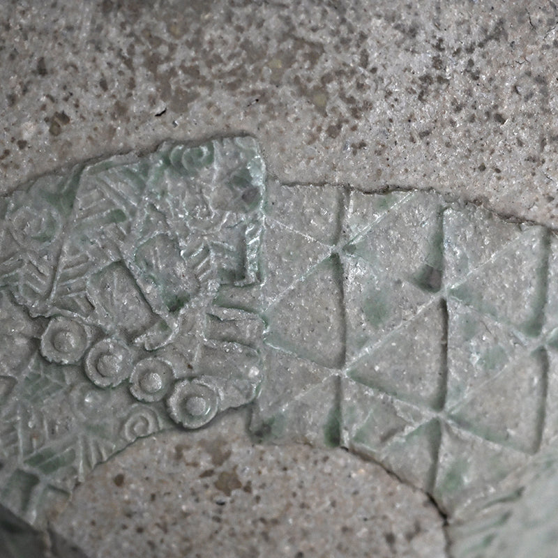 Important Awarded Vase ー加古 勝己 “倭刻陶”