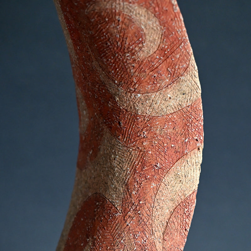 Contemporary Ceramic Sculpture, “Fukaku” ー加古 勝己 “風郭”