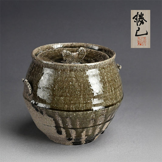 Maccha Tea Ceremony Mizusashi ー加古 勝己 “灰被水指”