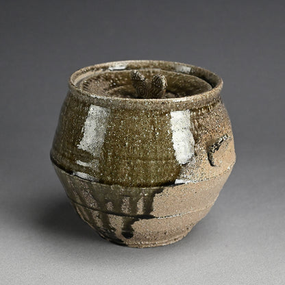 Maccha Tea Ceremony Mizusashi ー加古 勝己 “灰被水指”