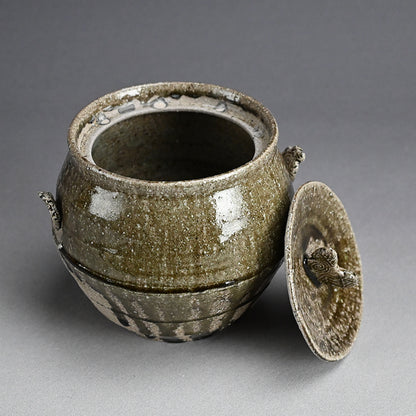 Maccha Tea Ceremony Mizusashi ー加古 勝己 “灰被水指”