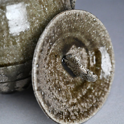 Maccha Tea Ceremony Mizusashi ー加古 勝己 “灰被水指”