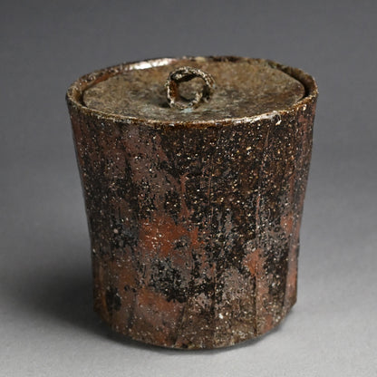 Rugged Mizusashi for Matcha Tea Ceremony ー加古 勝己 “灰被水指”