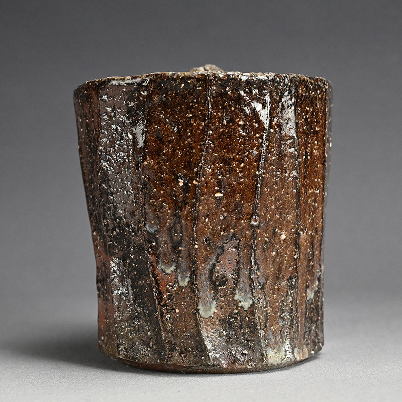 Rugged Mizusashi for Matcha Tea Ceremony ー加古 勝己 “灰被水指”