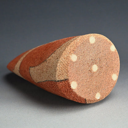 Contemporary Geometric Vase, 2026 ー加古 勝己 “灰赫陶”