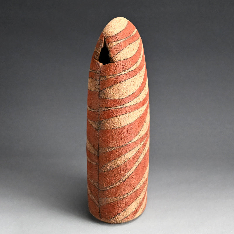 Contemporary Tamba Vase 2026 ー加古 勝己 “灰赫陶”