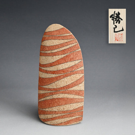 Contemporary Tamba Vase 2026 ー加古 勝己 “灰赫陶”