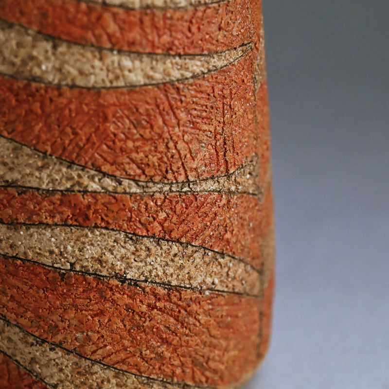 Contemporary Tamba Vase 2026 ー加古 勝己 “灰赫陶”