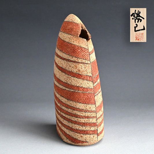 Contemporary Ceramic Vase, 2026 ー加古 勝己 “灰赫陶”