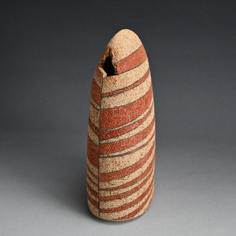 Contemporary Ceramic Vase, 2026 ー加古 勝己 “灰赫陶”