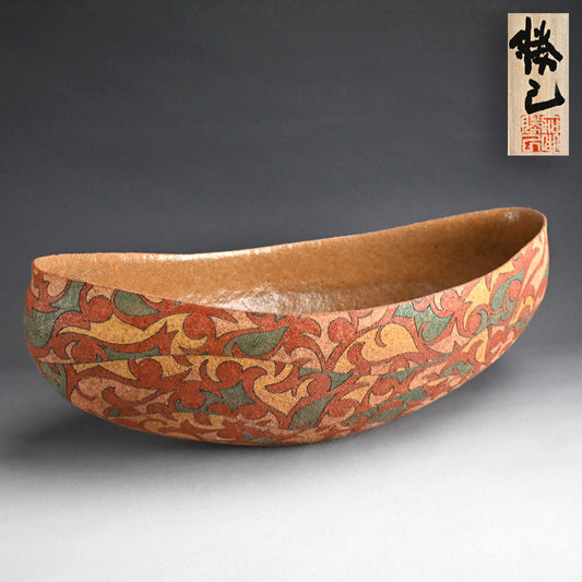 Huge Museum Quality Vessel, Fukoku ー加古 勝己 “風刻”