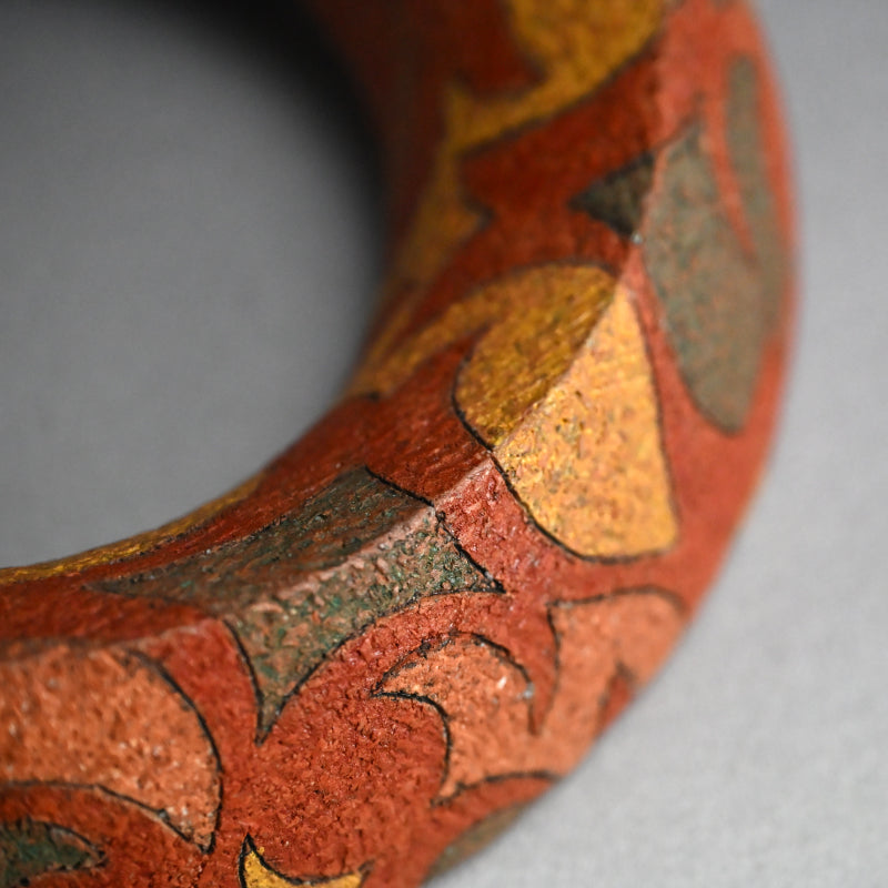 Kakehana Hanging Wall Vase ー加古 勝己 “掛花入 風刻”