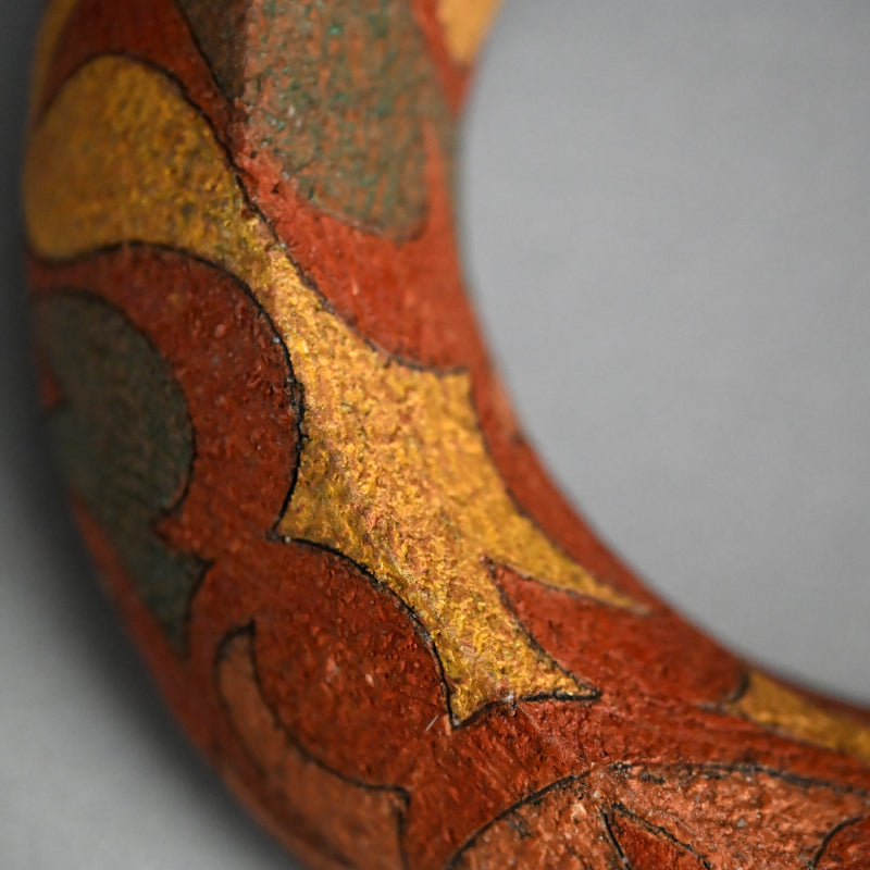 Kakehana Hanging Wall Vase ー加古 勝己 “掛花入 風刻”