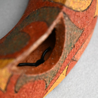 Kakehana Hanging Wall Vase ー加古 勝己 “掛花入 風刻”