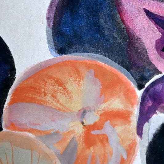 Mounted Hanging Scroll, Seasonal Vegetables ー野村 耕