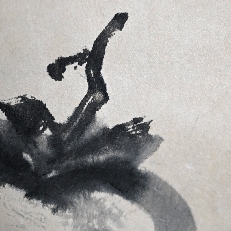 Hanging Scroll, 3 Persimmons (Ink Painting) ー野村 耕