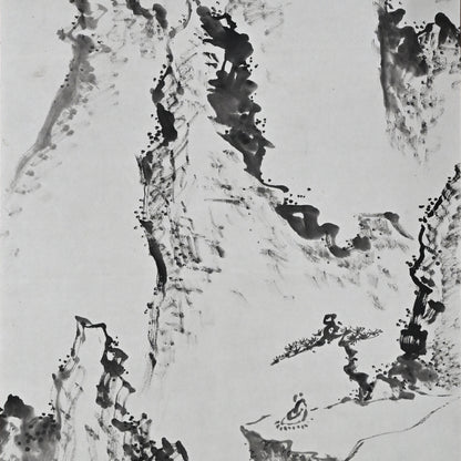 Pair of Ink Paintings ー福田 古道人