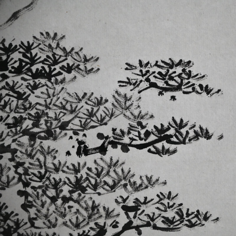 Pair of Ink Paintings ー福田 古道人