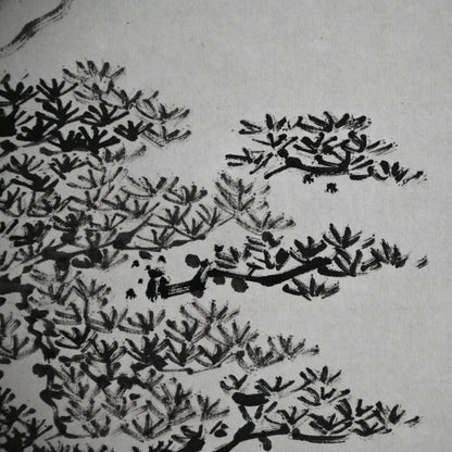 Pair of Ink Paintings ー福田 古道人