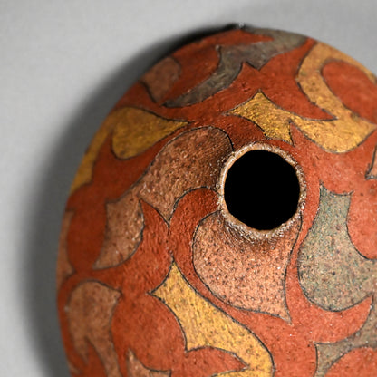 Organic Kakehana Wall Vase ー加古 勝己 “掛花入 風刻”