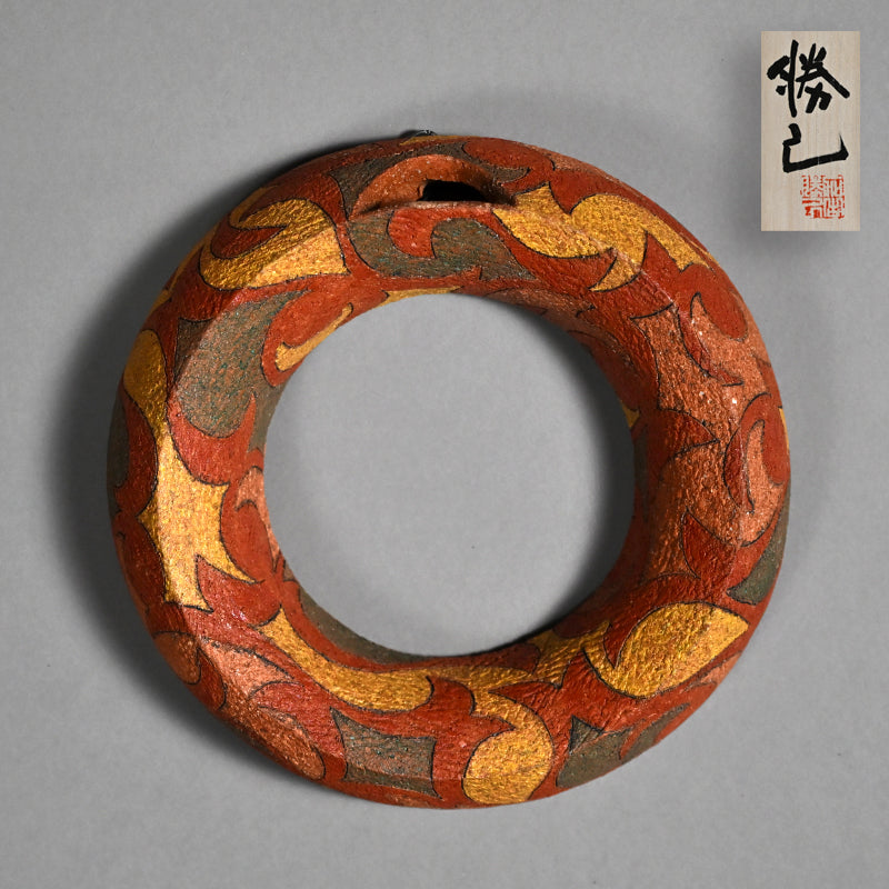 Kakehana Hanging Wall Vase ー加古 勝己 “掛花入 風刻”